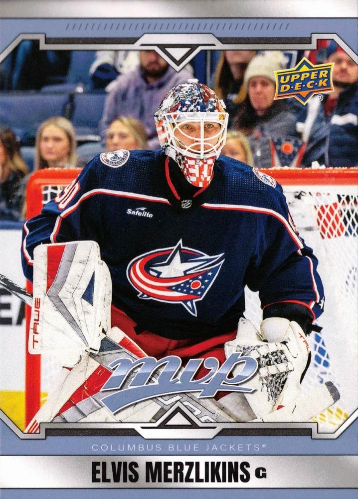 Elvis Merzlikins #37 Columbus Blue Jackets | 2024-25 Upper Deck MVP