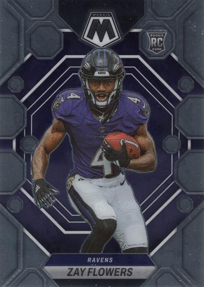 Zay Flowers #380 Baltimore Ravens | 2023 Panini Mosaic | NFL Football