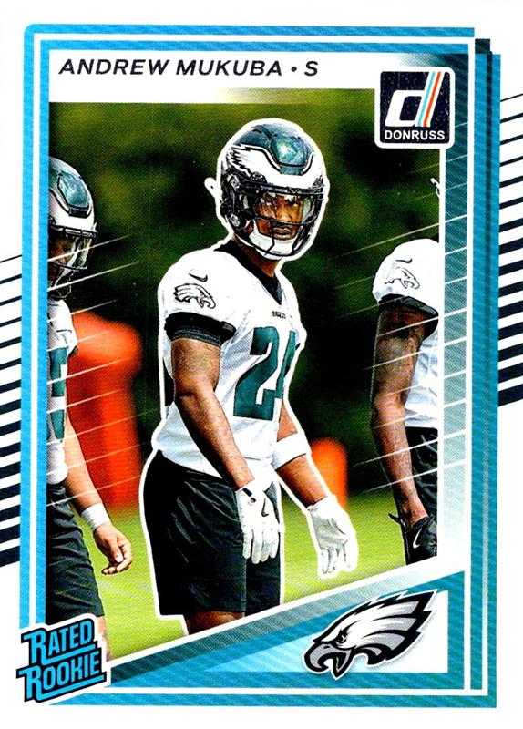 Andrew Mukuba #380 Philadelphia Eagles | 2025 Donruss | NFL Football