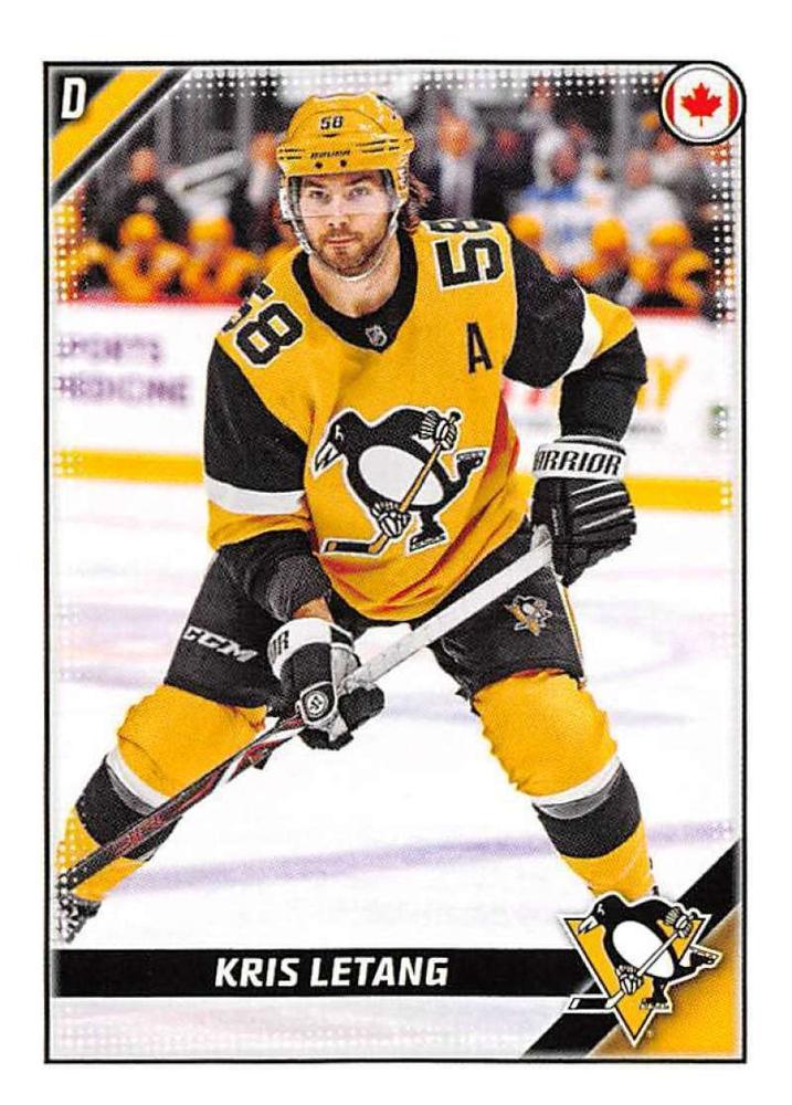 Kris Letang #381 Pittsburgh Penguins | 2019-20 Topps NHL Sticker Collection