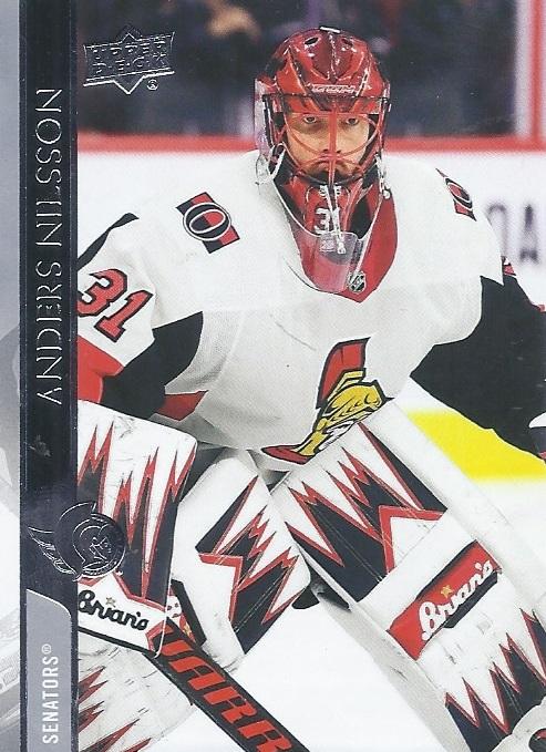 Anders Nilsson #381 Ottawa Senators | 2020-21 Upper Deck
