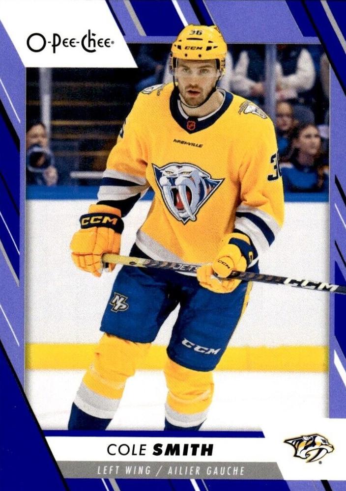 Cole Smith #381 Nashville Predators | 2023-24 O-Pee-Chee Blue Border