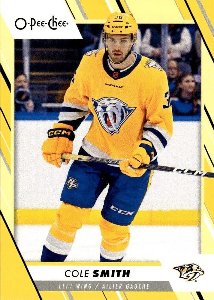 Cole Smith #381 Nashville Predators | 2023-24 O-Pee-Chee Yellow Border