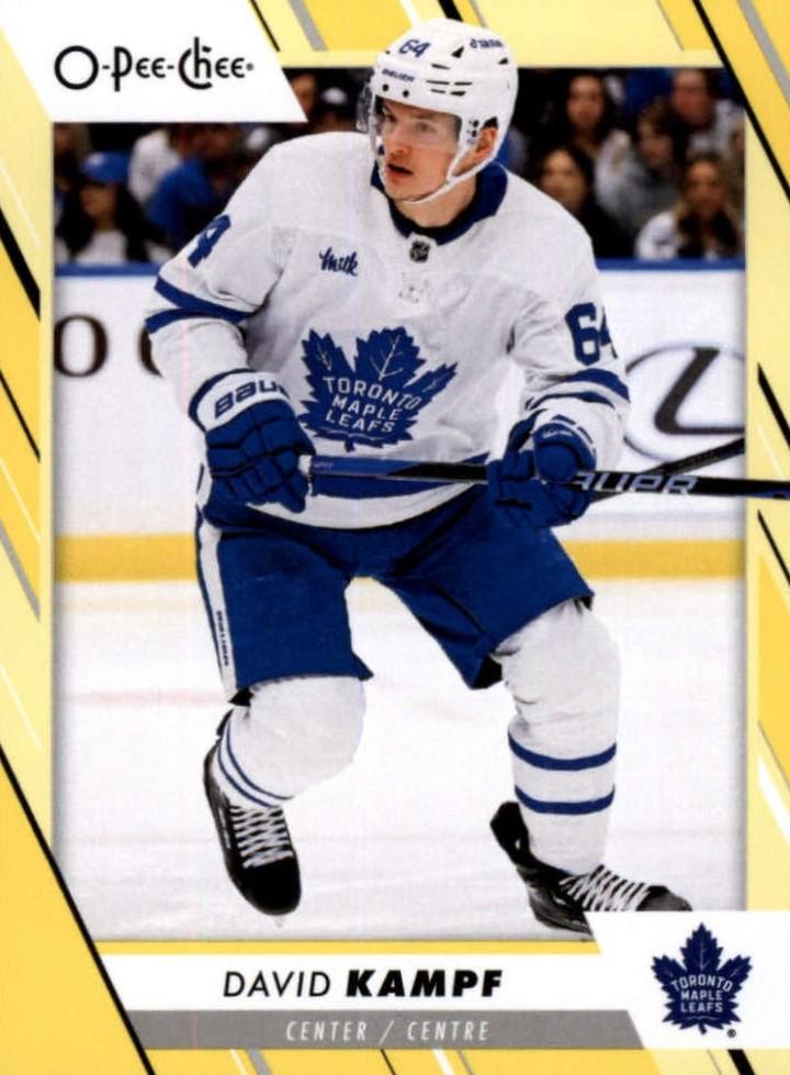 David Kampf #382 Toronto Maple Leafs | 2023-24 O-Pee-Chee Yellow Border