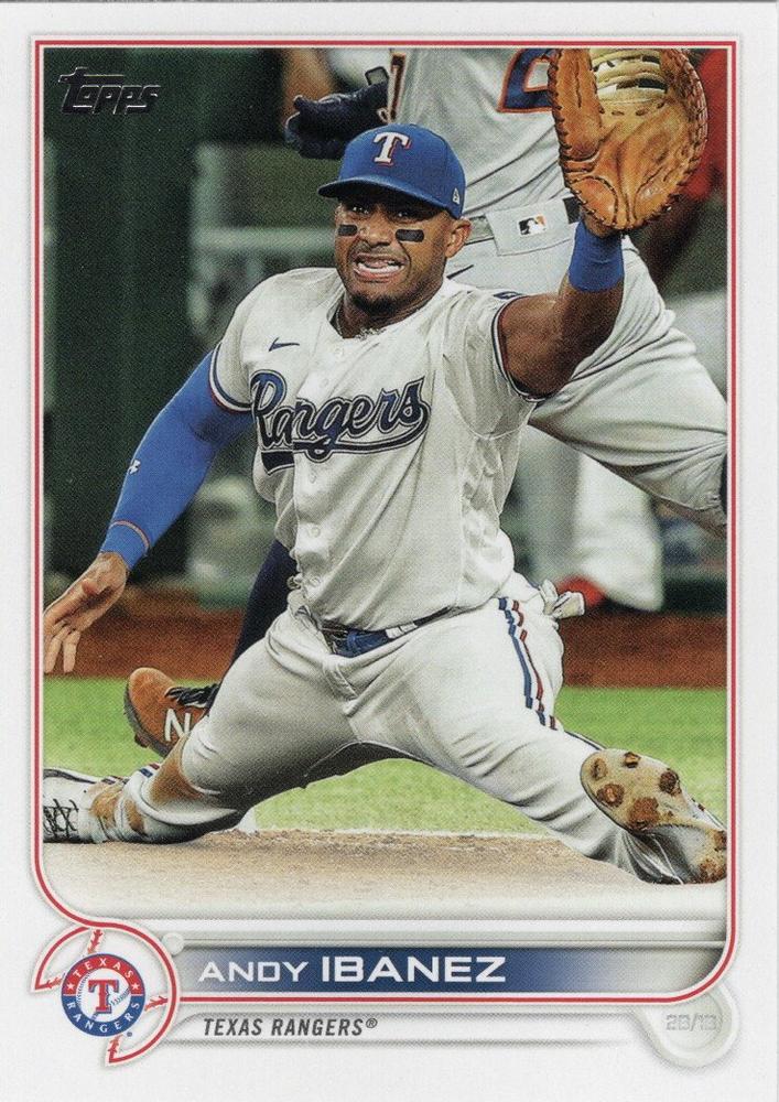 Andy Ibanez #383 Texas Rangers | 2022 Topps