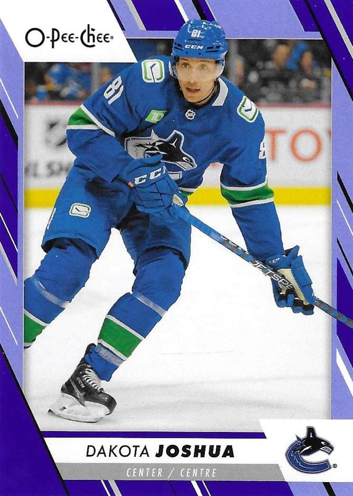 Dakota Joshua #384 Vancouver Canucks | 2023-24 O-Pee-Chee Blue Border