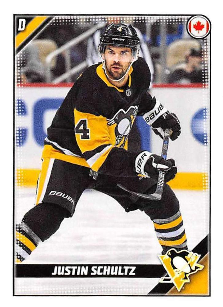 Justin Schultz #385 Pittsburgh Penguins | 2019-20 Topps NHL Sticker Collection