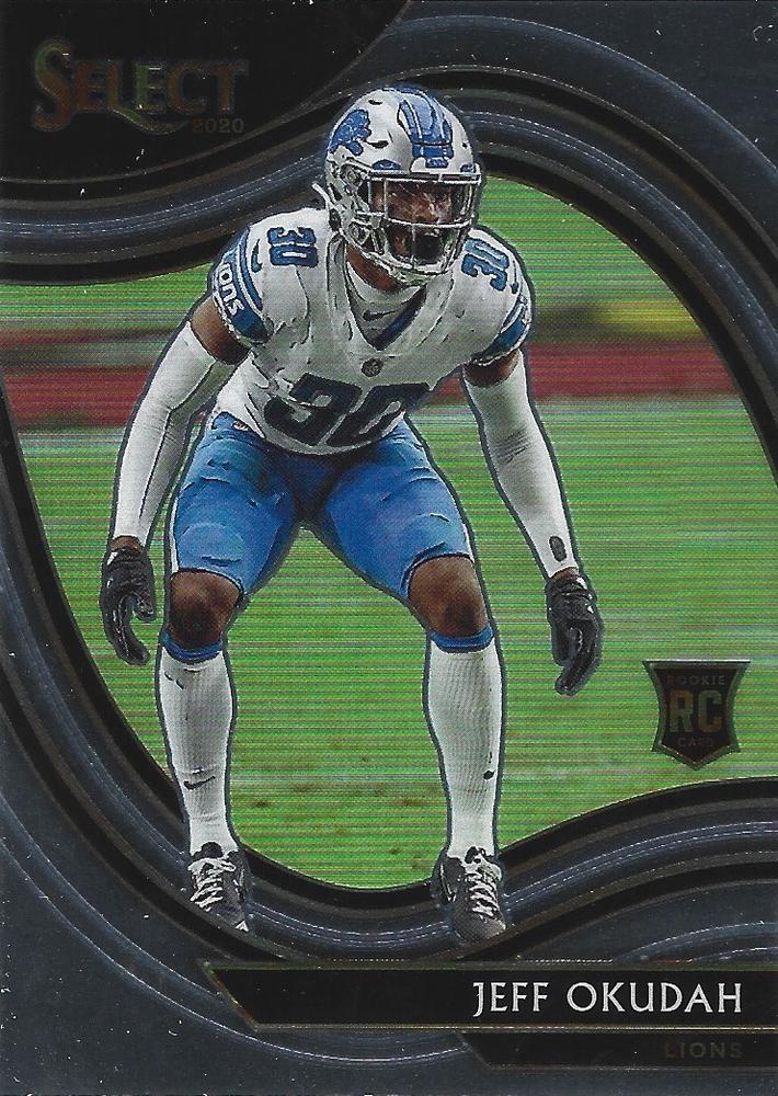 Jeff Okudah #386 Detroit Lions | 2020 Panini Select |  | NFL Football