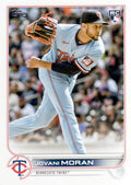Jovani Moran #387 Minnesota Twins (Factory set, white outline around RC logo) | 2022 Topps