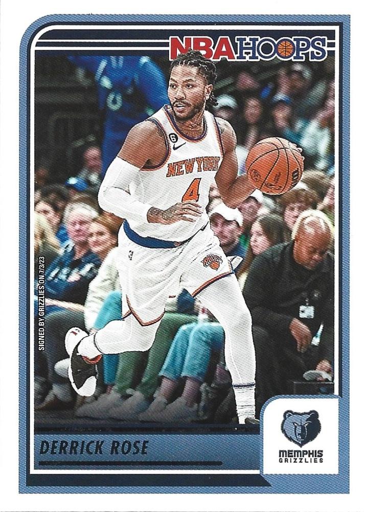 Derrick Rose #120 Memphis Grizzlies | 2023-24 NBA Hoops