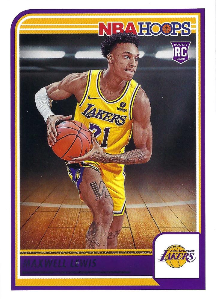 Maxwell Lewis #239 Los Angeles Lakers Rookie | 2023-24 NBA Hoops