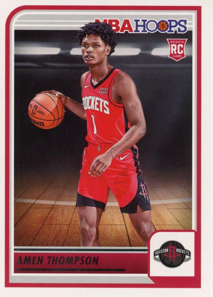 Amen Thompson #242 Houston Rockets Rookie | 2023-24 NBA Hoops