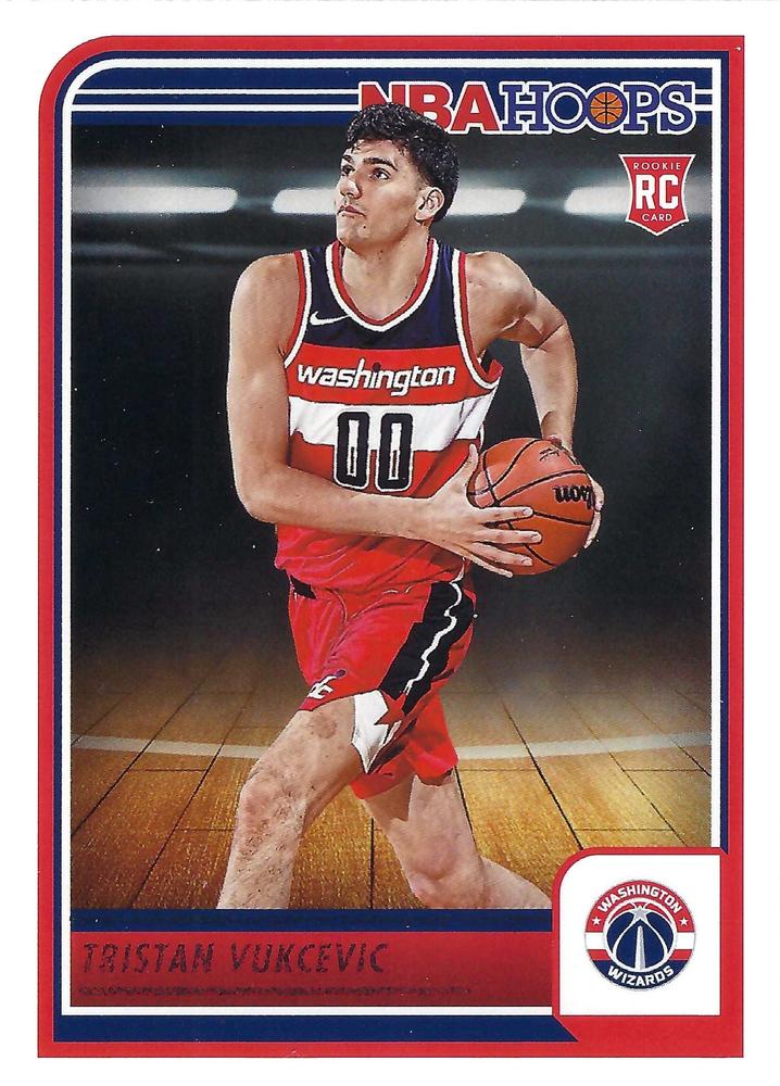 Tristan Vukcevic #254 Washington Wizards Rookie | 2023-24 NBA Hoops