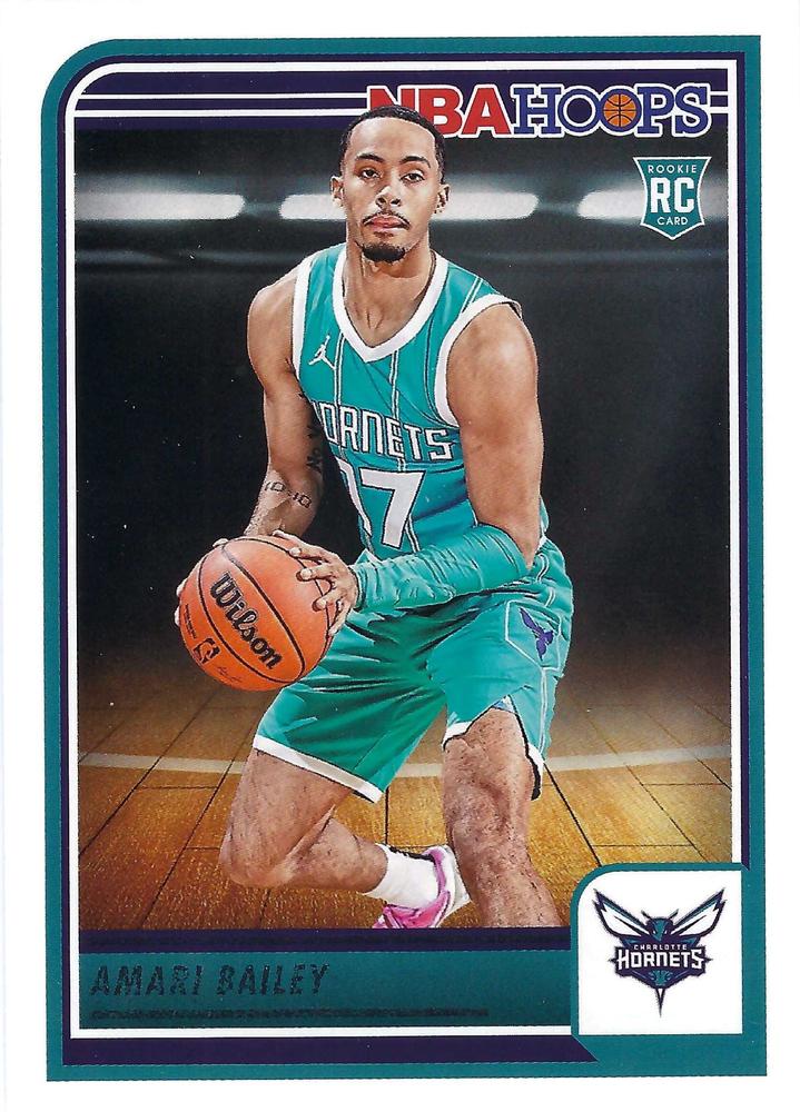 Amari Bailey #267 Charlotte Hornets Rookie | 2023-24 NBA Hoops