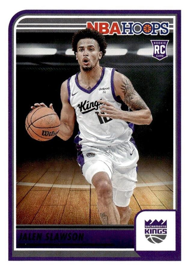Jalen Slawson #279 Sacramento Kings Rookie | 2023-24 NBA Hoops