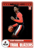 Scoot Henderson #297 Portland Trail Blazers Hoops Tribute | 2023-24 NBA Hoops