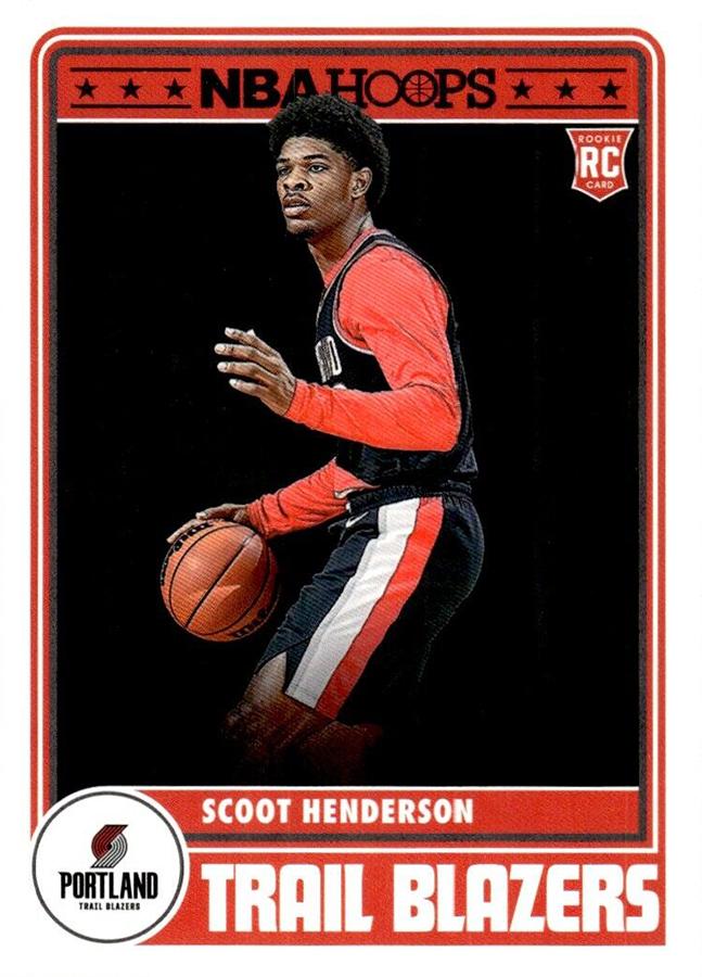 Scoot Henderson #297 Portland Trail Blazers Hoops Tribute | 2023-24 NBA Hoops