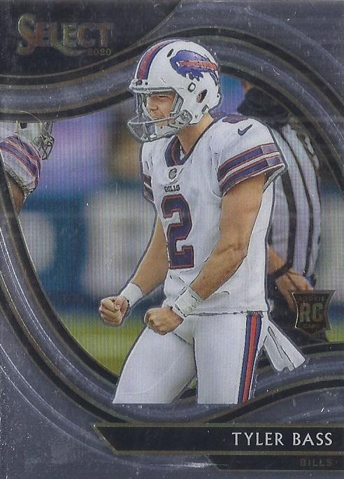 Tyler Bass #389 Buffalo Bills | 2020 Panini Select |  | NFL Football