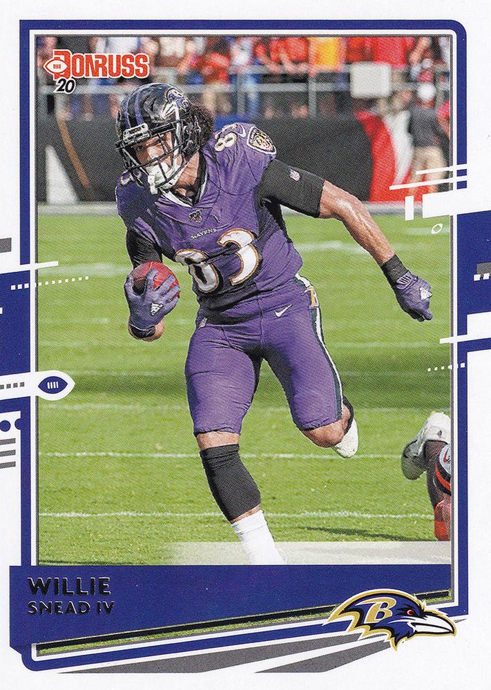 Willie Snead IV #38 Baltimore Ravens | 2020 Panini Donruss | NFL Football