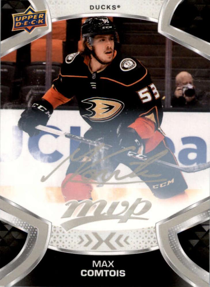 Maxime Comtois #38 Anaheim Ducks | 2021-22 Upper Deck MVP Silver Script