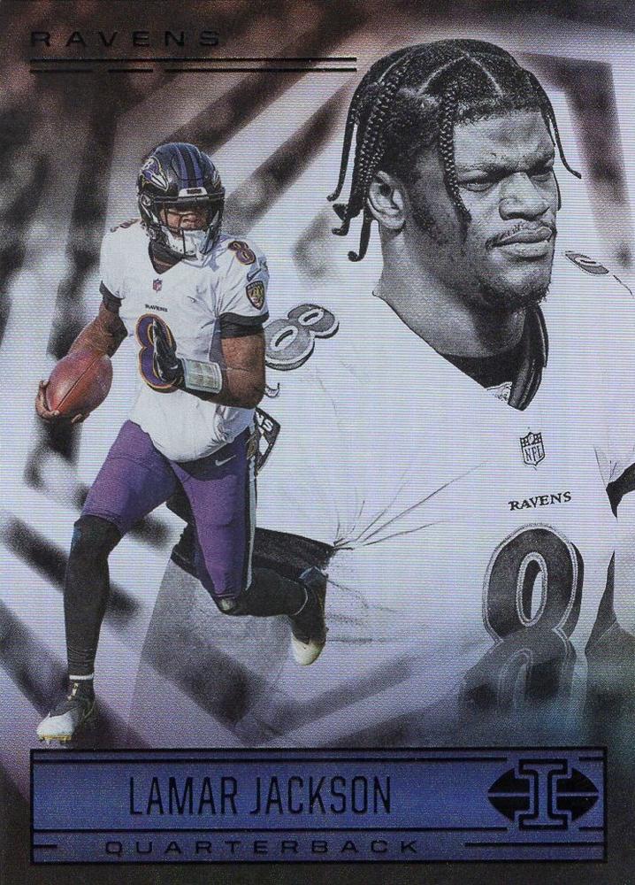 Lamar Jackson #38 Baltimore Ravens | 2021 Panini Illusions | NFL Football