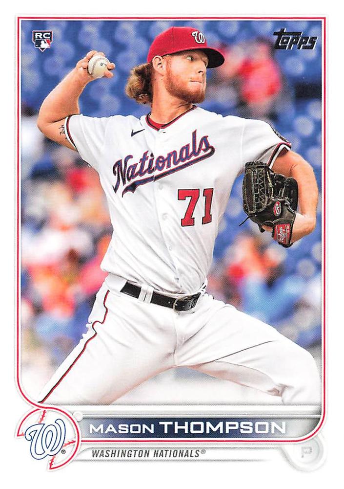 Mason Thompson #38 Washington Nationals | 2022 Topps