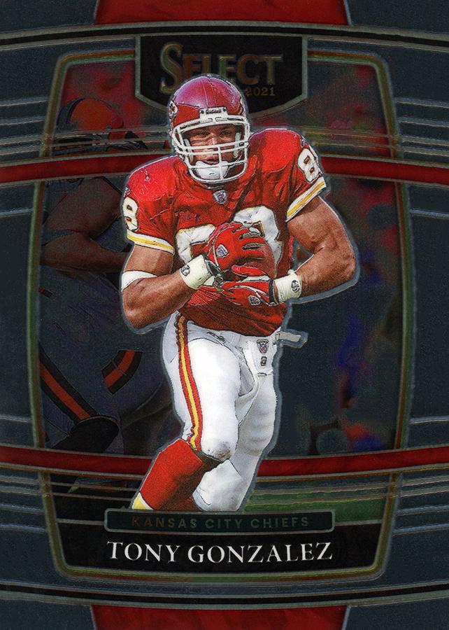 Tony Gonzalez #38 Kansas City Chiefs | 2021 Panini Select |  | NFL Football