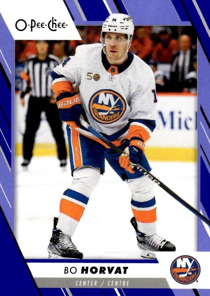 Bo Horvat #38 New York Islanders | 2023-24 O-Pee-Chee Blue Border