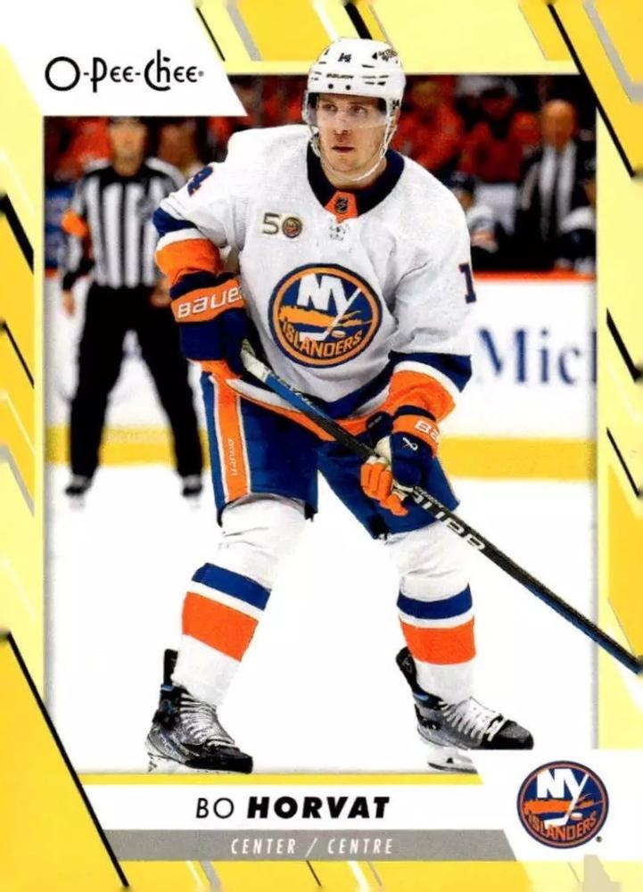 Bo Horvat #38 New York Islanders | 2023-24 O-Pee-Chee Yellow Border