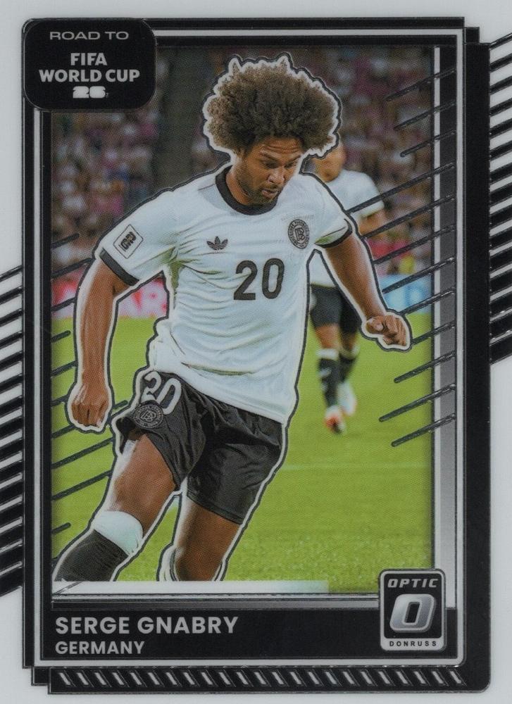 Serge Gnabry #38 Germany | 2025-26 Donruss Road to FIFA World Cup Optic Parallel