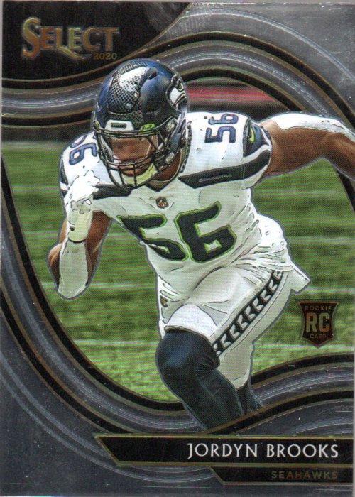Jordyn Brooks #392 Seattle Seahawks | 2020 Panini Select |  | NFL Football