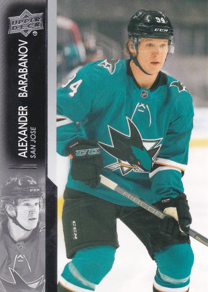 Alexander Barabanov #392 San Jose Sharks | 2021-22 Upper Deck
