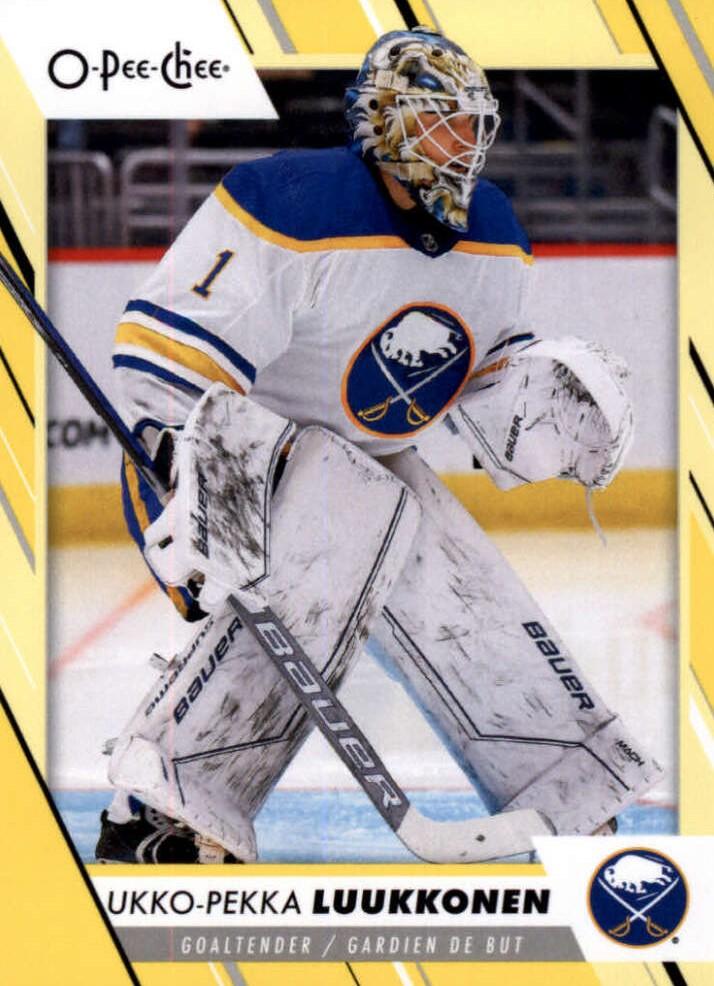 Ukko-Pekka Luukkonen #392 Buffalo Sabres | 2023-24 O-Pee-Chee Yellow Border