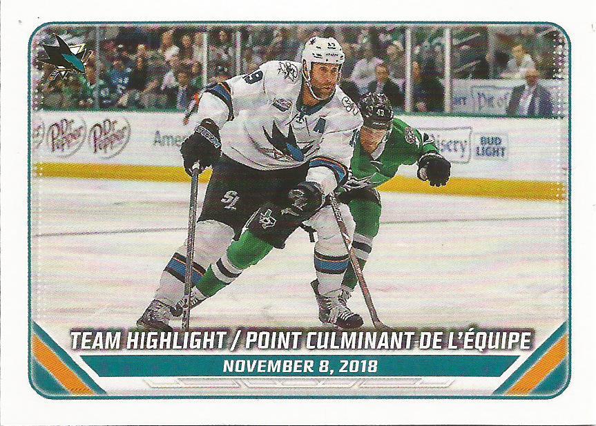 2018/19 Team Highlight #393 | 2019-20 Topps NHL Sticker Collection