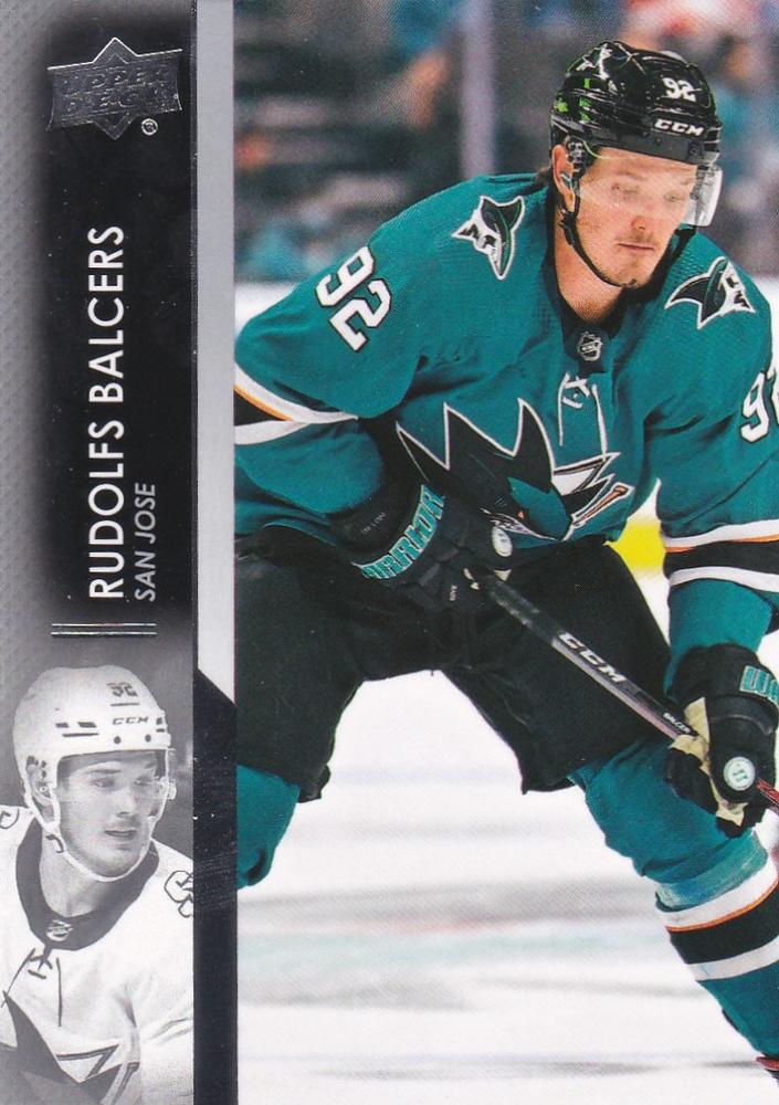 Rudolfs Balcers #393 San Jose Sharks | 2021-22 Upper Deck