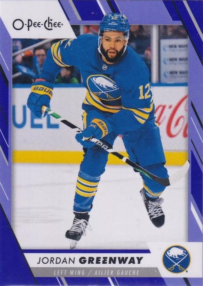 Jordan Greenway #393 Buffalo Sabres | 2023-24 O-Pee-Chee Blue Border