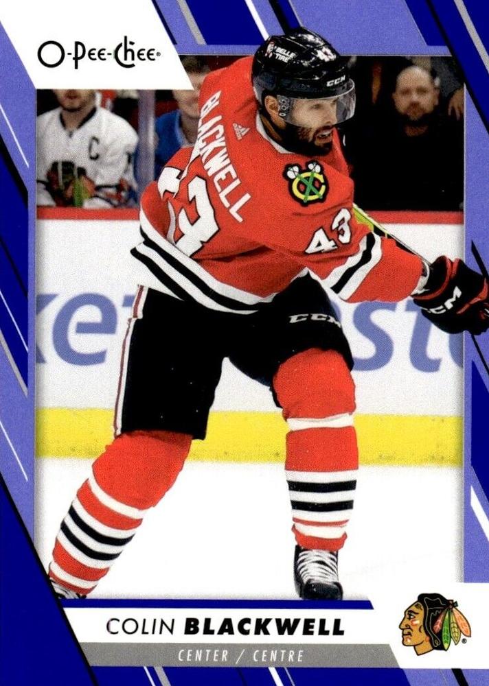 Colin Blackwell #394 Chicago Blackhawks | 2023-24 O-Pee-Chee Blue Border
