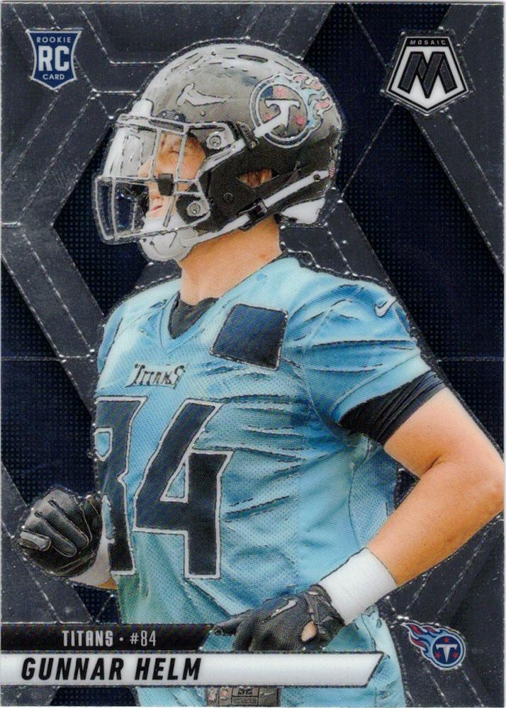 Gunnar Helm #394 Tennessee Titans | 2025 Panini Mosaic | NFL Football