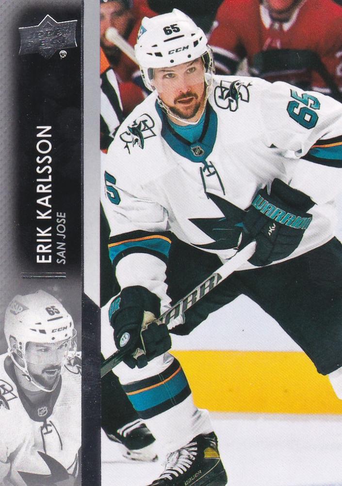 Erik Karlsson #395 San Jose Sharks | 2021-22 Upper Deck