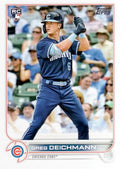 Greg Deichmann #395 Chicago Cubs (Factory set, white outline around RC logo) | 2022 Topps