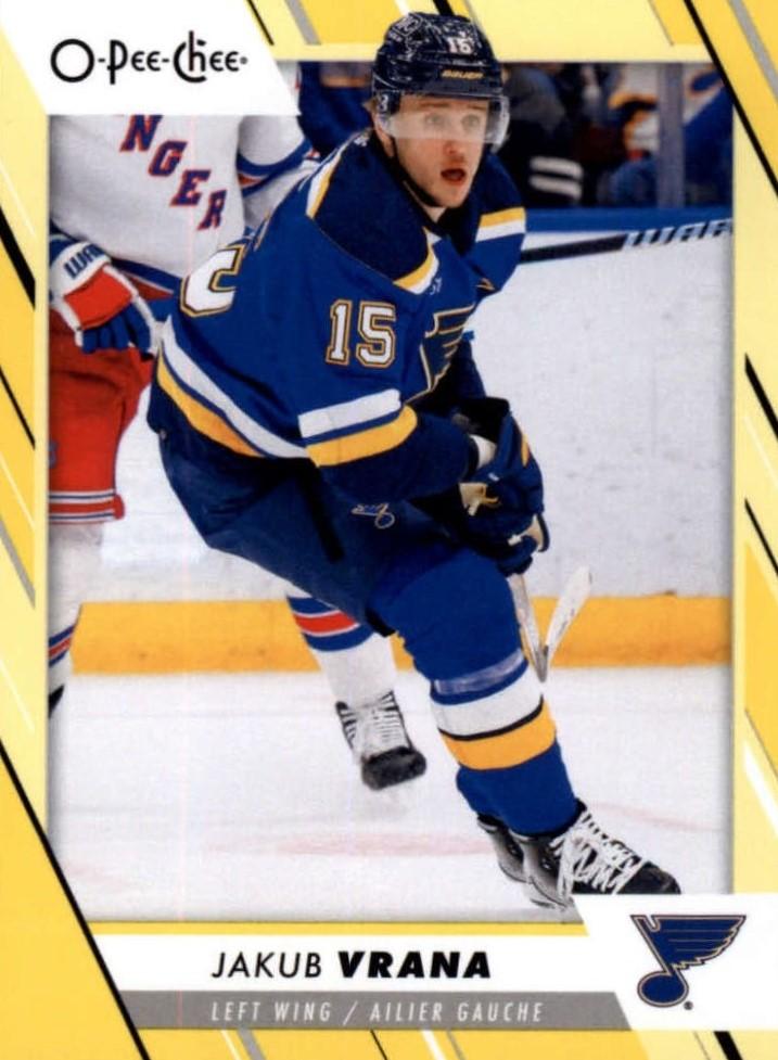 Jakub Vrana #395 St. Louis Blues | 2023-24 O-Pee-Chee Yellow Border