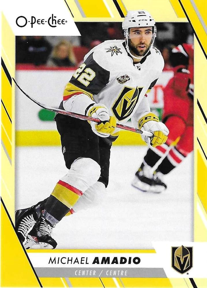 Michael Amadio #396 Vegas Golden Knights | 2023-24 O-Pee-Chee Yellow Border