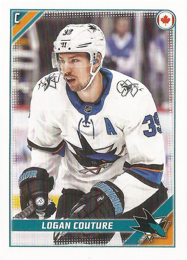 Logan Couture #397 San Jose Sharks | 2019-20 Topps NHL Sticker Collection