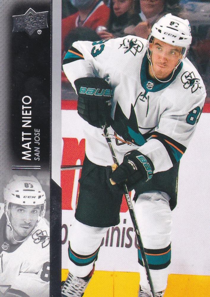 Matt Nieto #397 San Jose Sharks | 2021-22 Upper Deck