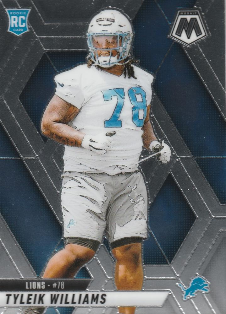 Tyleik Williams #397 Detroit Lions | 2025 Panini Mosaic | NFL Football