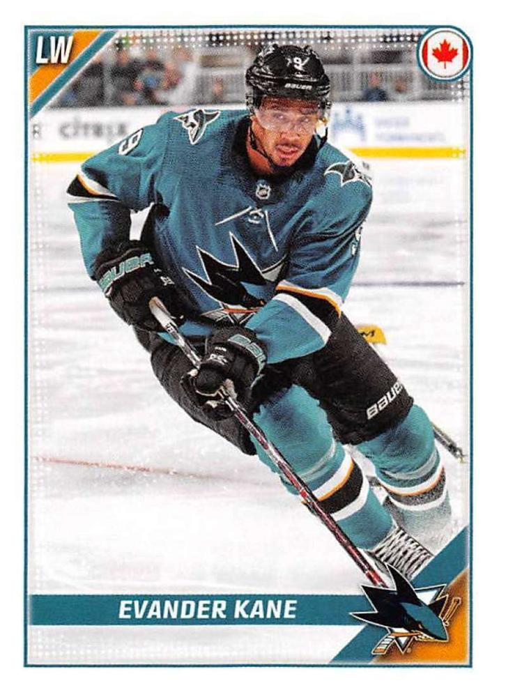 Evander Kane #398 San Jose Sharks | 2019-20 Topps NHL Sticker Collection
