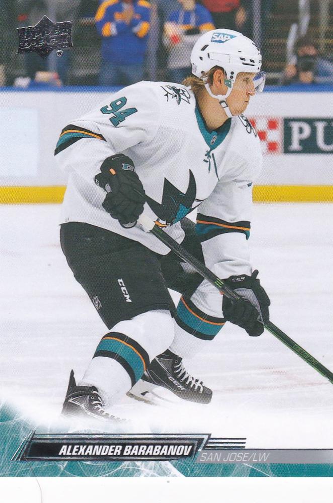 Alexander Barabanov #398 San Jose Sharks | 2022-23 Upper Deck