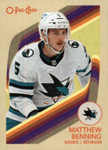 Matt Benning #398 San Jose Sharks | 2023-24 O-Pee-Chee Retro