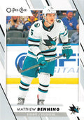 Matt Benning #398 San Jose Sharks | 2023-24 O-Pee-Chee Hockey