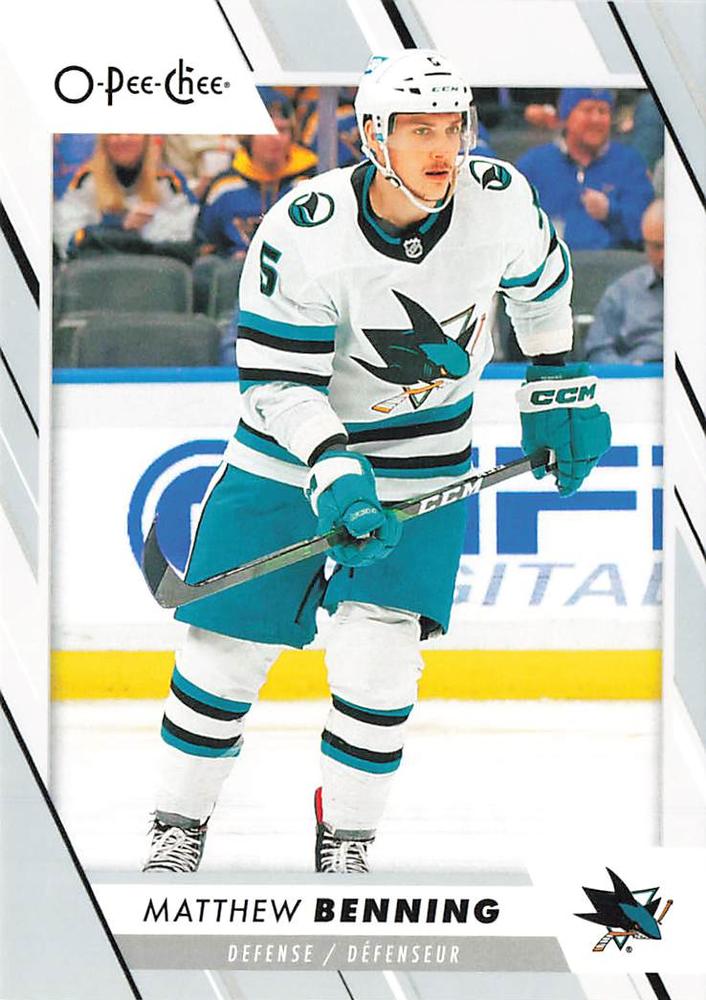 Matt Benning #398 San Jose Sharks | 2023-24 O-Pee-Chee Hockey